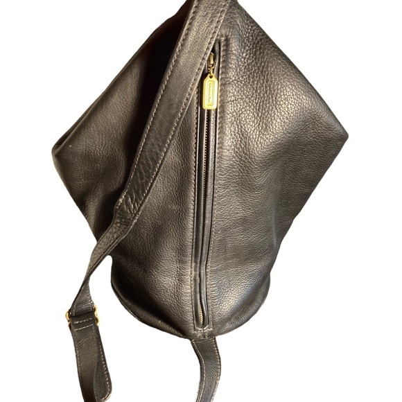 VINTAGE COACH SONOMA LEATHER FLATPACK NUBUC BACKPACK 4917 - Picture 2 of 7